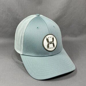 Under Armour Snapback Hat Cap Green Trucker Mesh Blitzing Golf Performance Mens